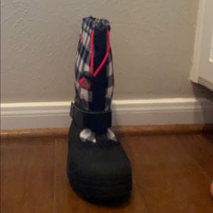 Columbia powderbug snow boots girls size 1.